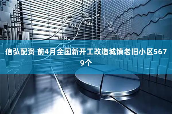 信弘配资 前4月全国新开工改造城镇老旧小区5679个
